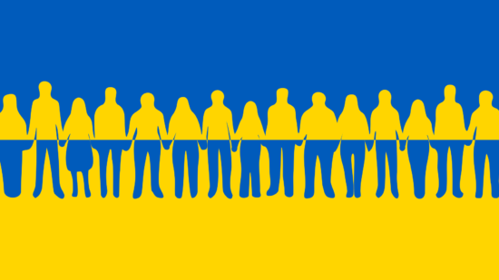 Flagge Ukraine Themenbild