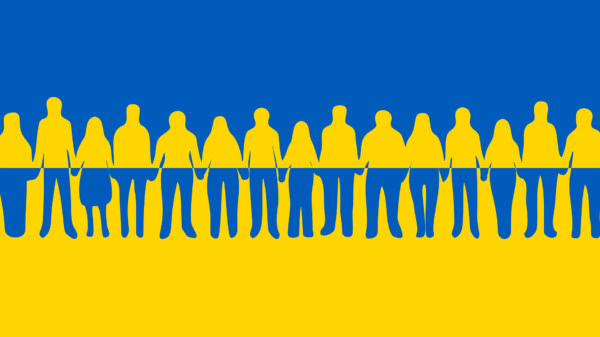 Flagge Ukraine Themenbild